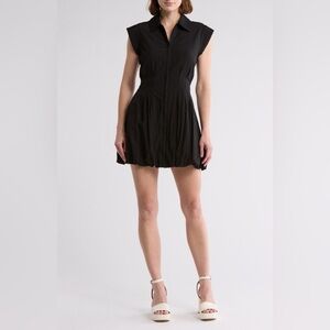 Lush Collared Bubble Dress